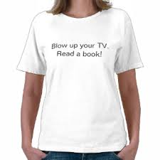 blow up tv t-shirt