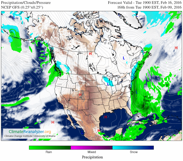 Another Pacific Storm Deflected