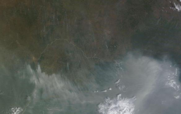 Major Wildfire Outbreak Central Africa