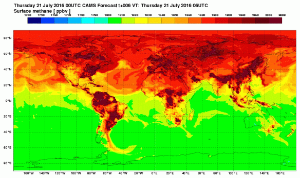 Surface Methane