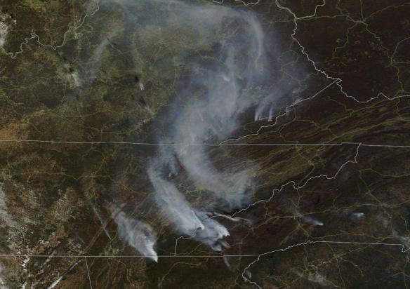 large-wildfires-smokey-mountains-november-7